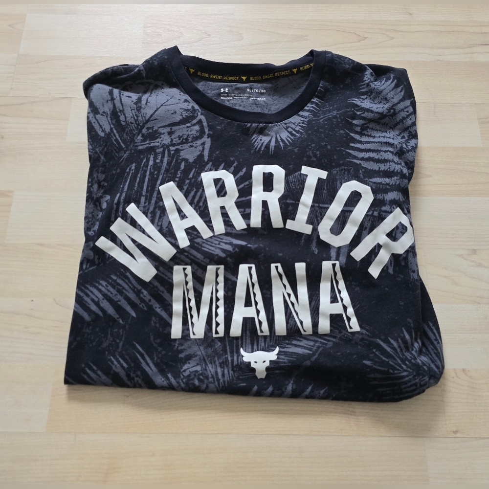 Under Armour Project Rock "Warrior Mana" Tee Size XL